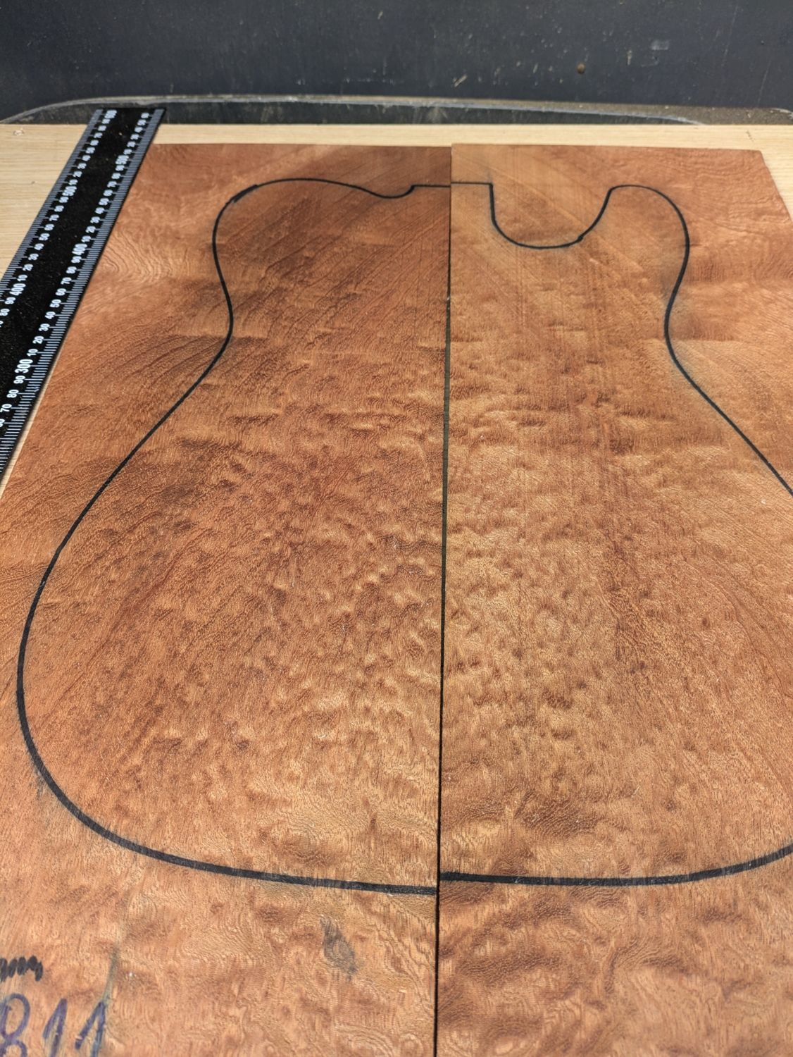 Quilted Sapele Drop Top 811