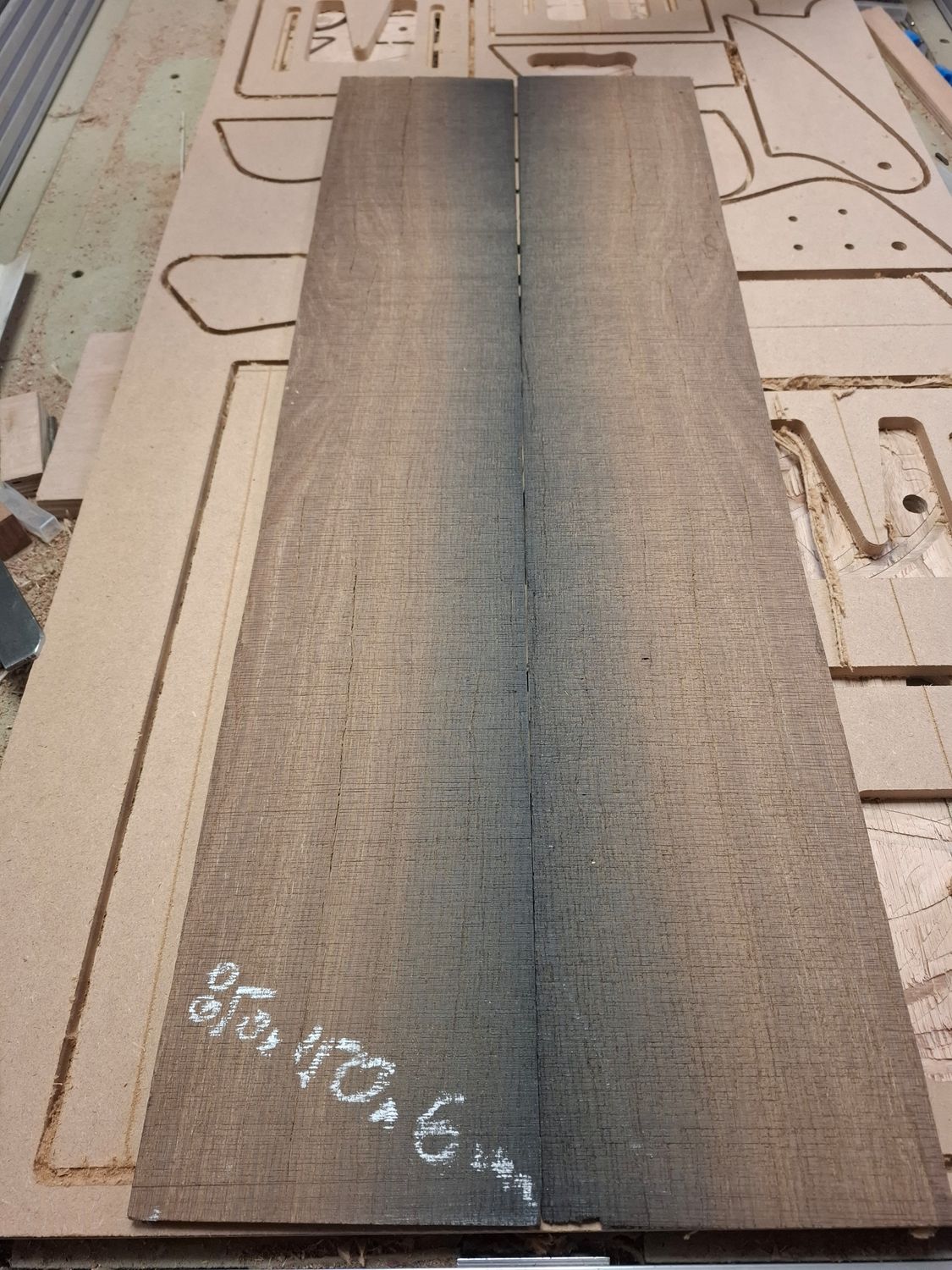 Bog Oak Bookmatched Veneers 821