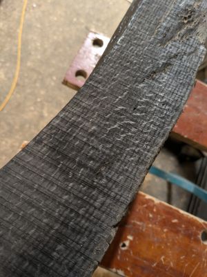 Bog Oak Slab Offcut 840