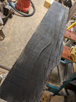 Ancient Bog Oak Slab 842