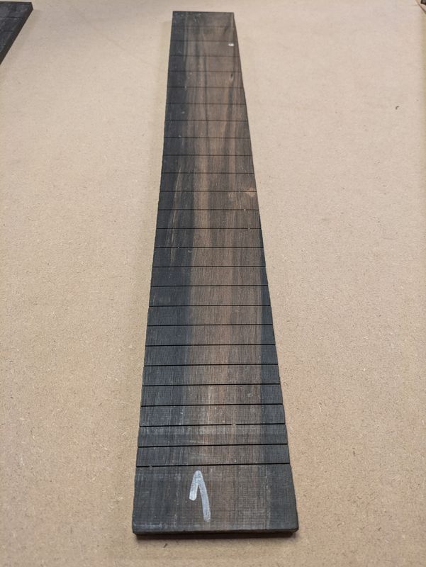 Finished Fretboard African Ebony 24.75"