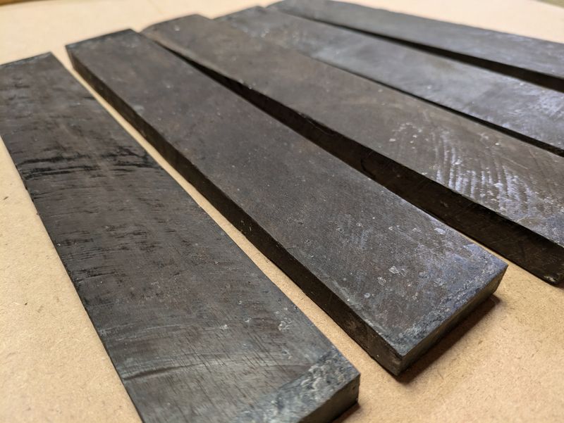 Ebony Violin Fretboard Blank 872
