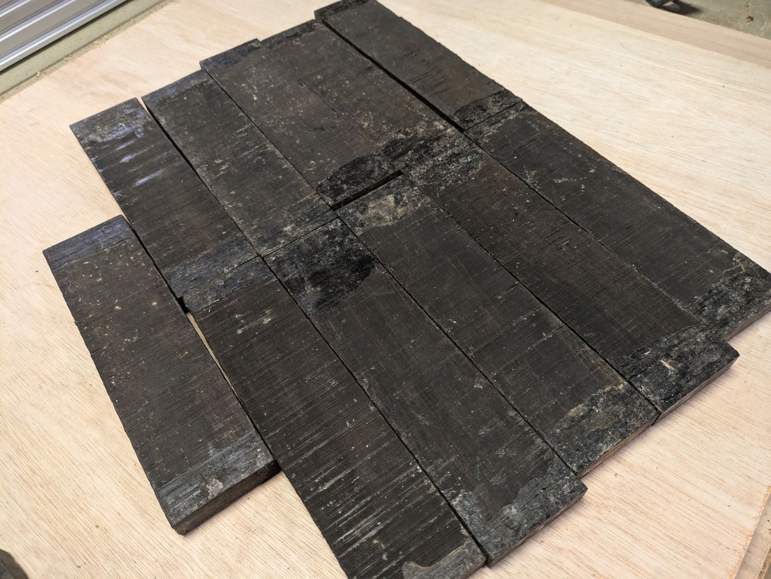 African Ebony Grade AA Guitar Bridge Blank