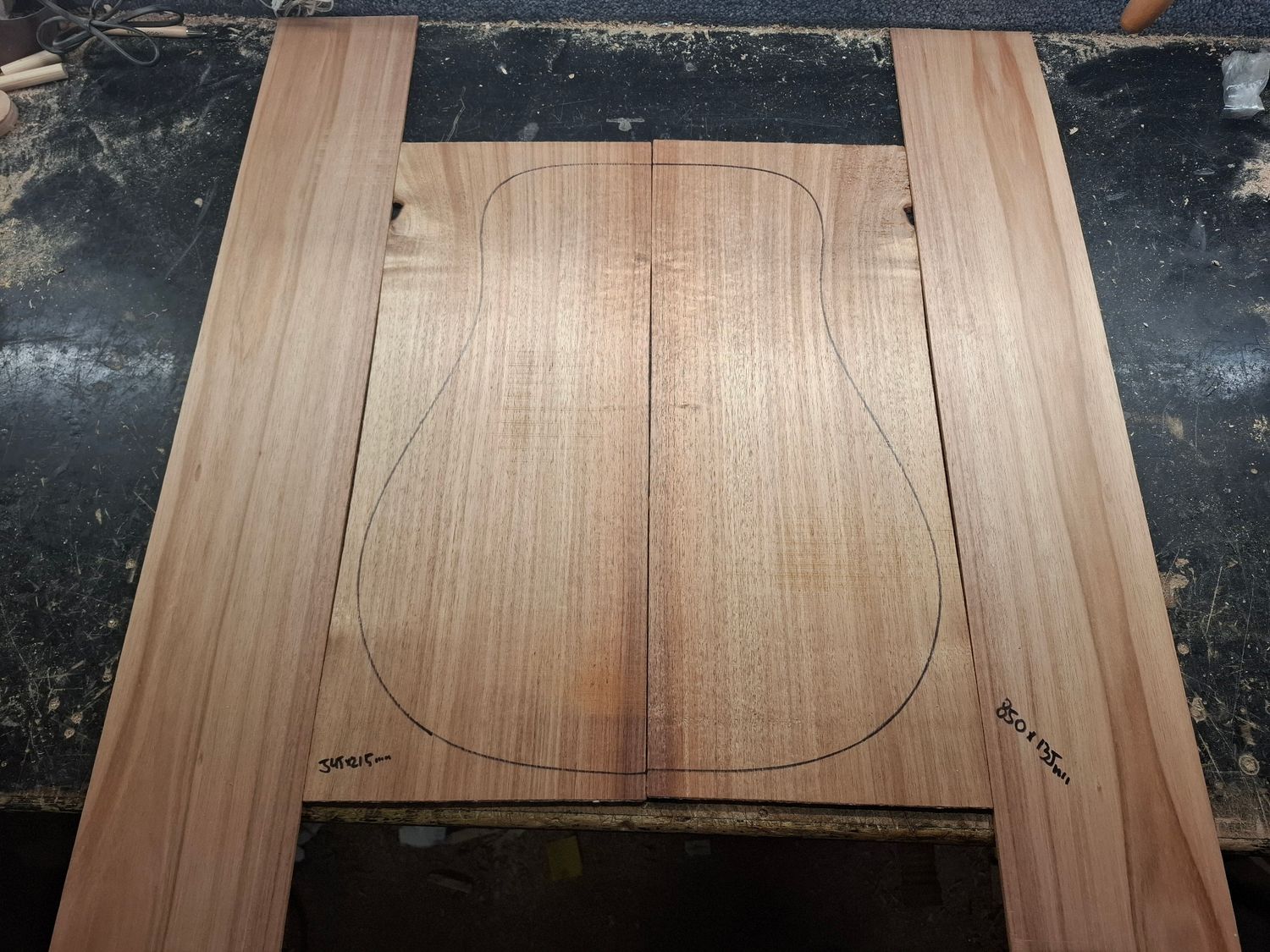 Australian Blackwood Western Back and Sides 894