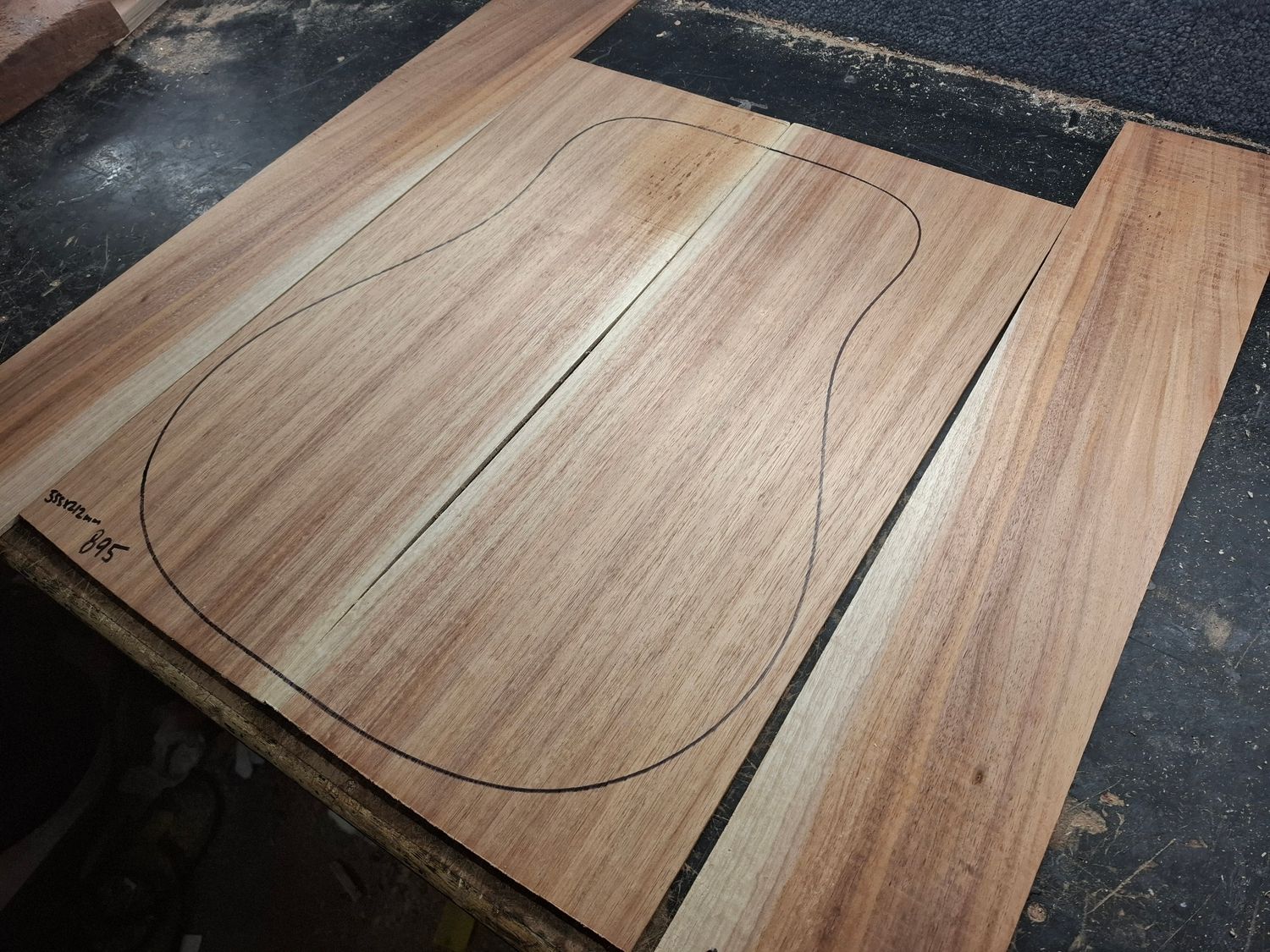 Australian Blackwood Western Back and Sides 895
