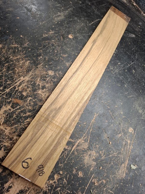 Brown Ebony Fretboard Blank 918