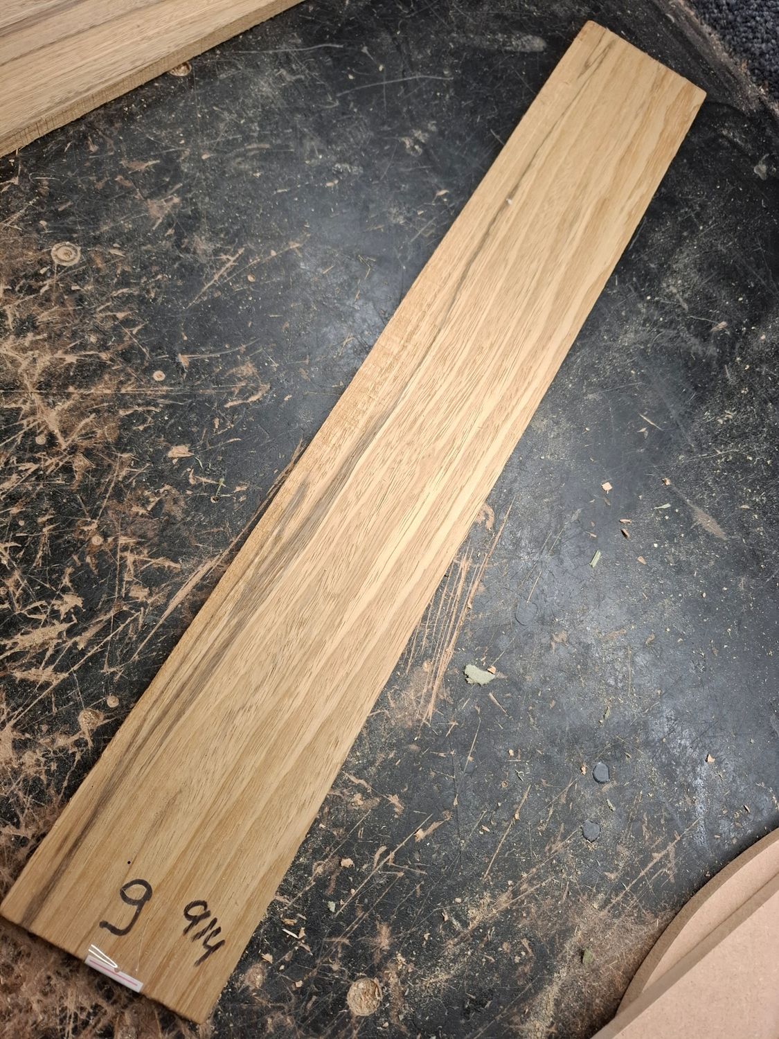 Brown Ebony Fretboard Blank 914