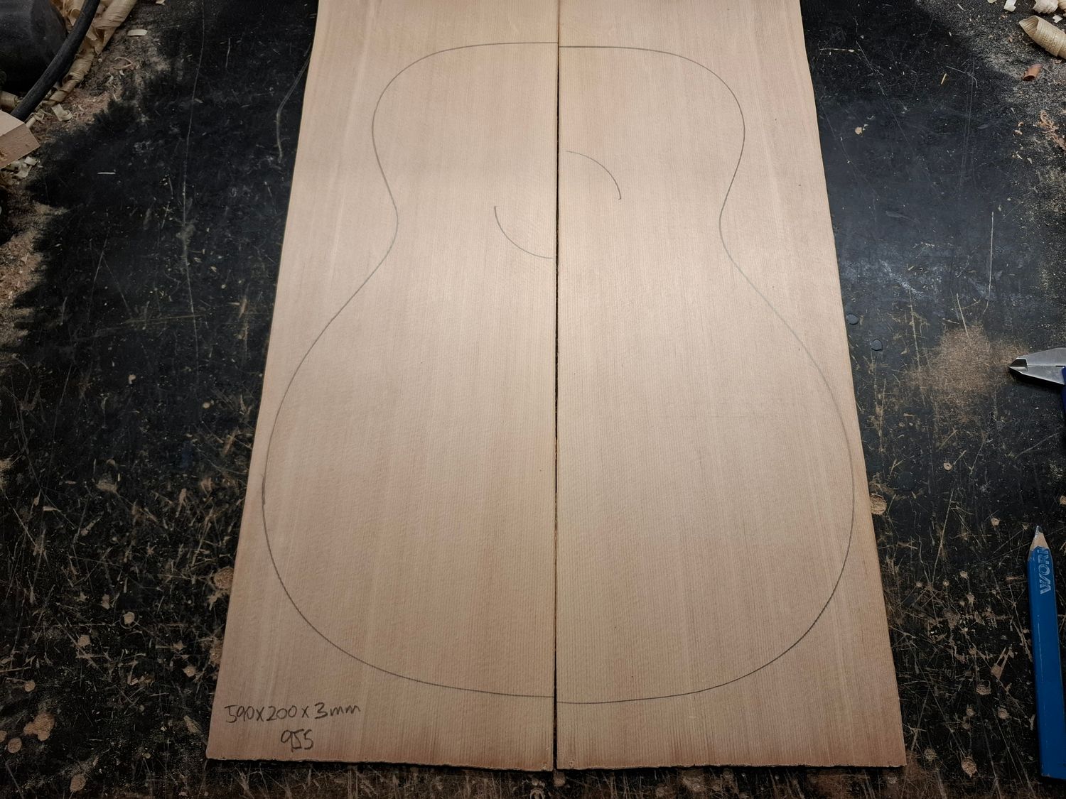 Sitka Spruce Soudboard A Calibrated 3mm 955