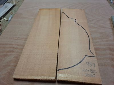 Mandolin Violin Soundboard Sitka Spruce 959 Mandolin Violin Soundboard Sitka Spruce 959