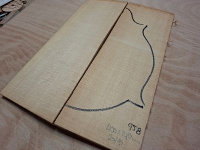 Mandolin Violin Soundboard Sitka Spruce 958 Mandolin Violin Soundboard Sitka Spruce 958