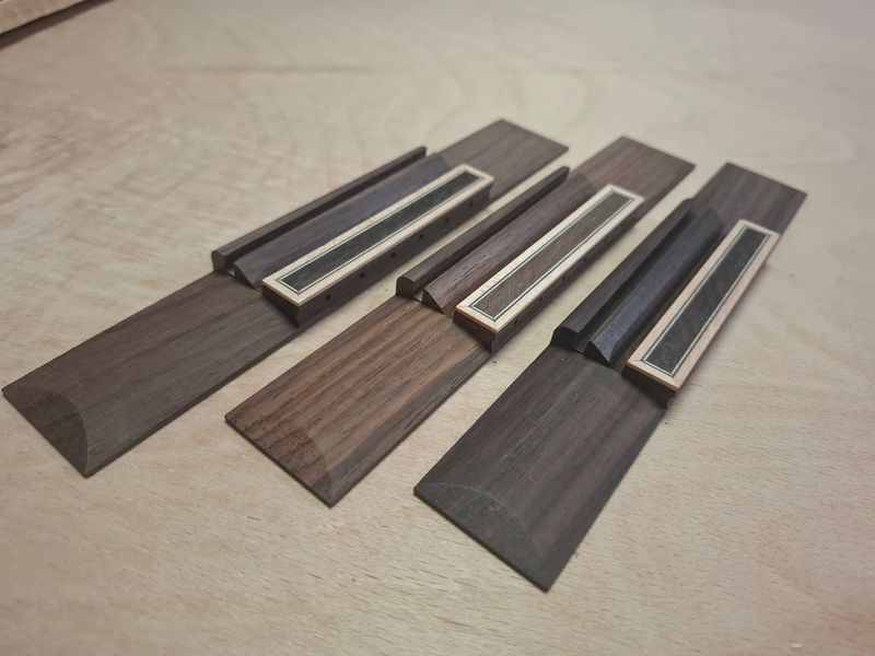Classical Guitar Finished Bridge