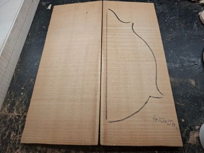 Mandolin Violin Soundboard Sitka Spruce 979