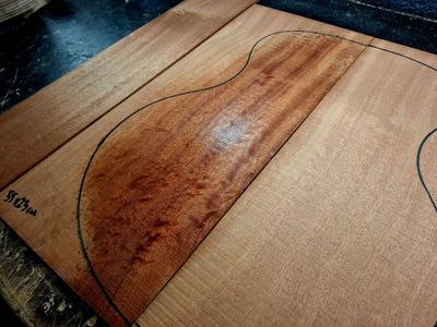 Figured Sapele Large Back and Sides Set 994