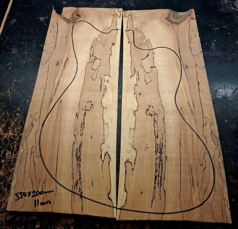 British Spalted Beech Drop Top 999