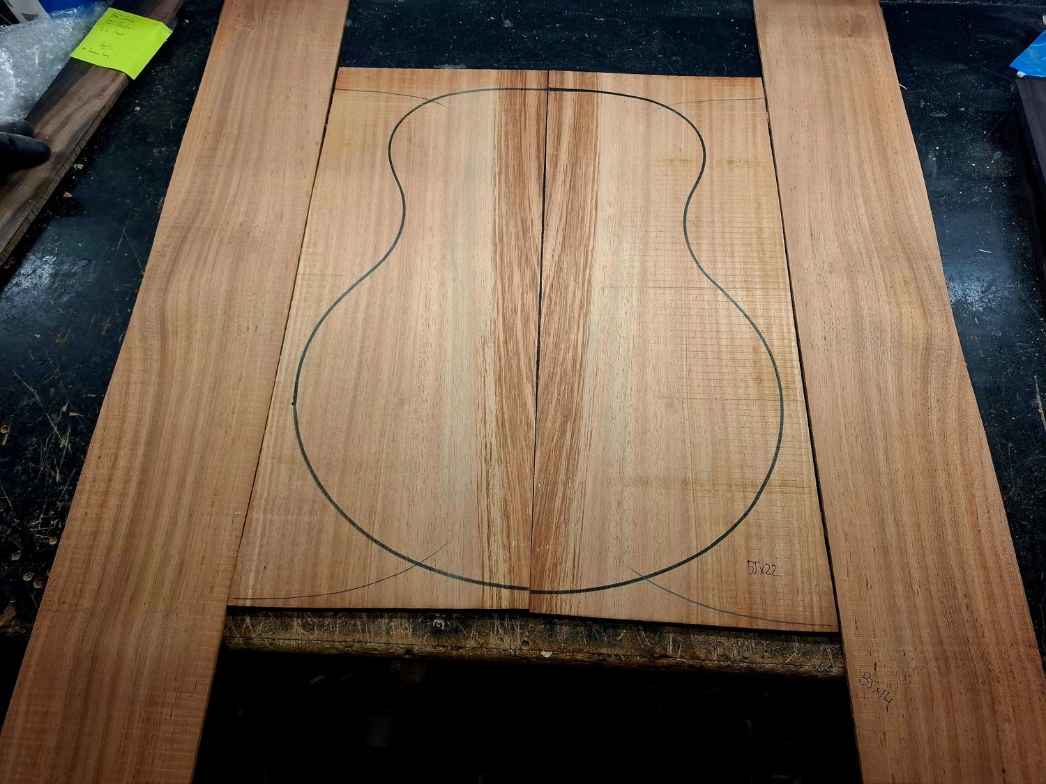 Australian Blackwood Back and Sides 1005