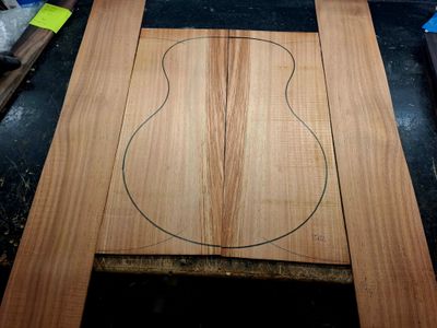 Australian Blackwood Back and Sides 1005