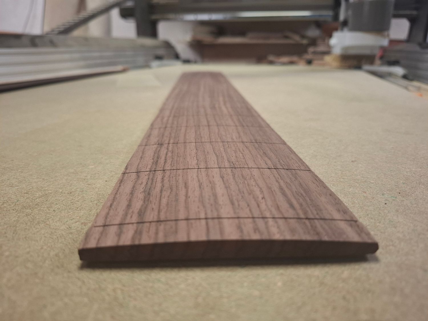 Finished Bass Fingerboard Indian Rosewood 1044