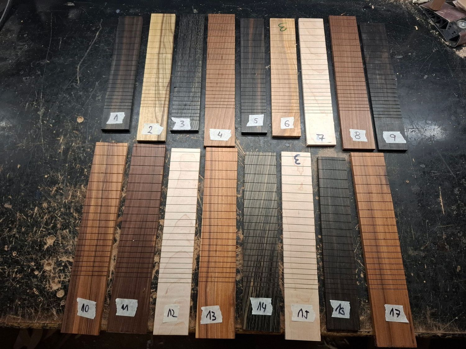 Ukulele Mandolin Slotted FIngerboards
