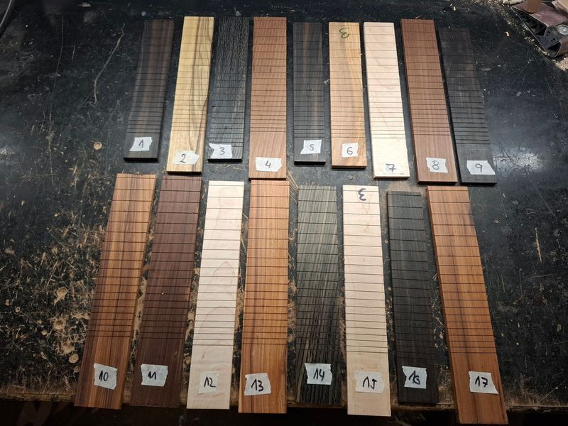 Ukulele Mandolin Slotted FIngerboards