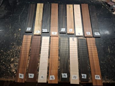 Ukulele Mandolin Slotted FIngerboards