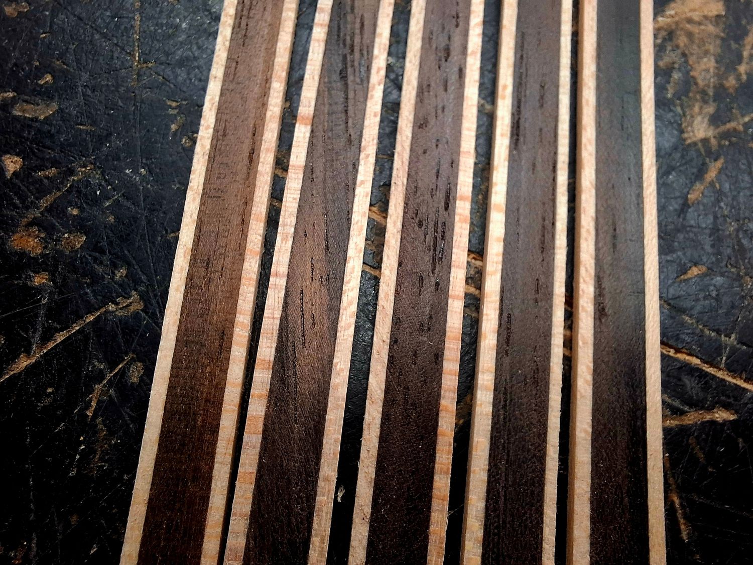 Maple Rosewood Maple Back Strip