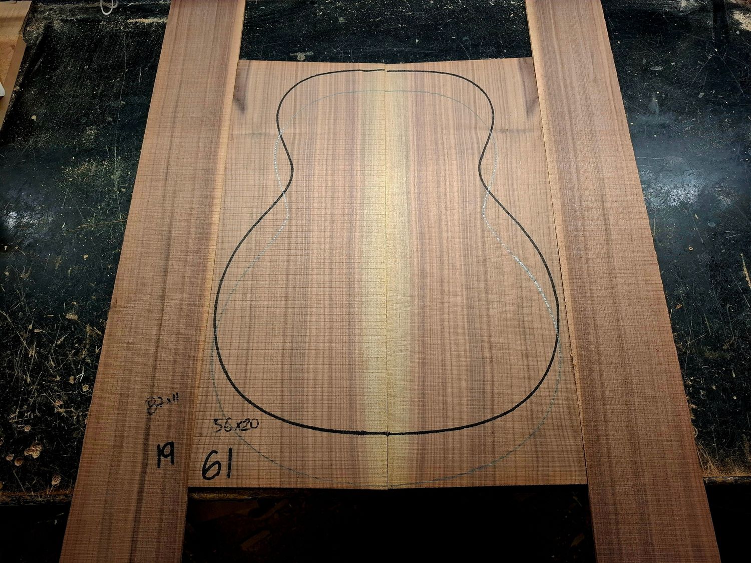 American Walnut Back and Sides 1087