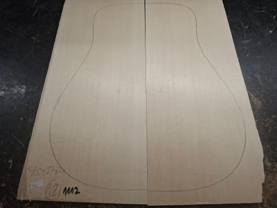 Large European Spruce Grade A+ Soundboard 1112
