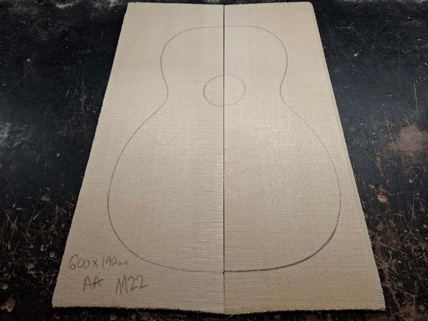 European Spruce Soundboard AA 1122