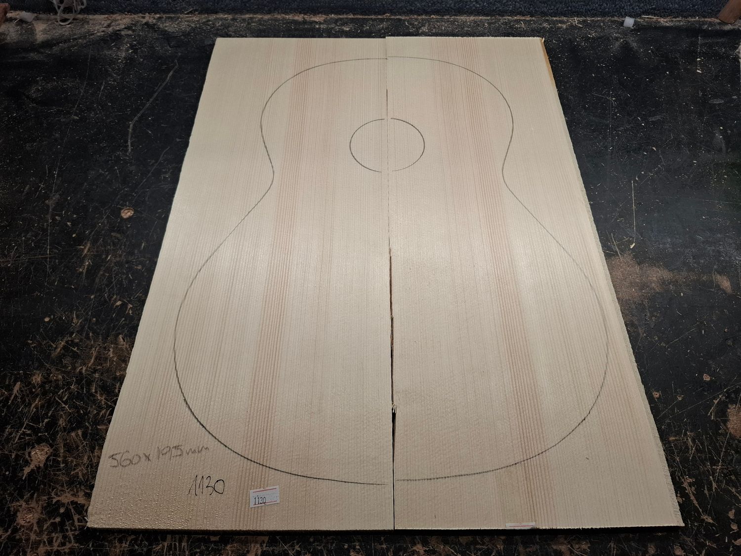 European Spruce Soundboard 1130