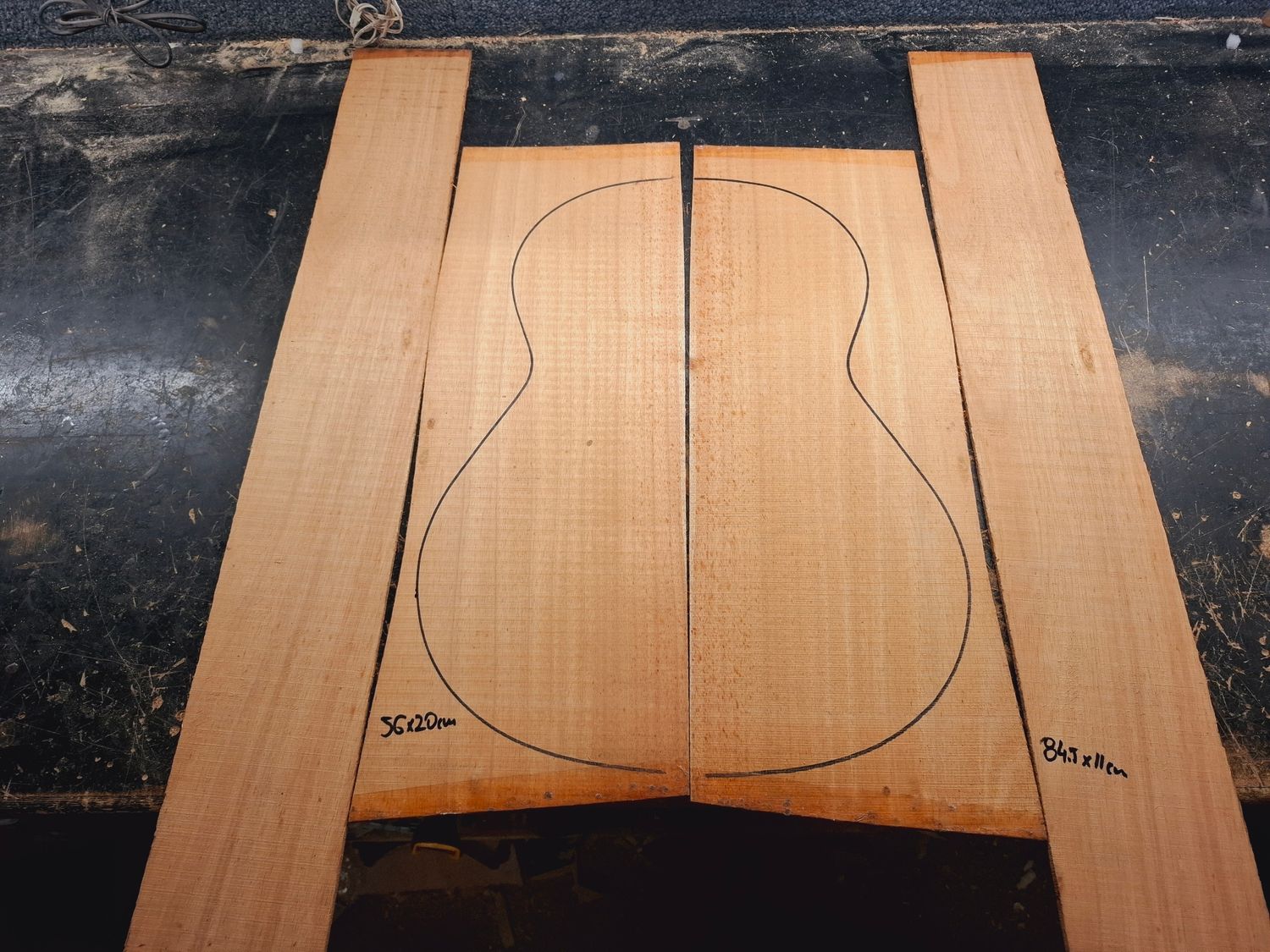 Australian Blackwood Back and Sides 1132
