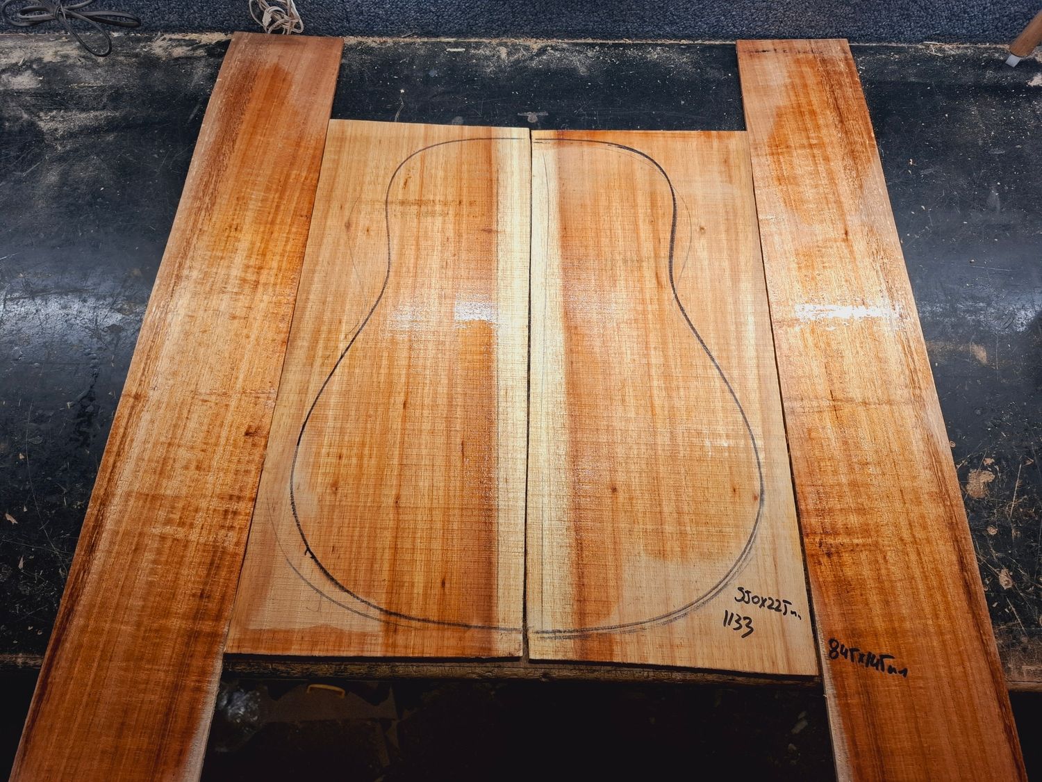 Australian Blackwood Back and Sides 1133