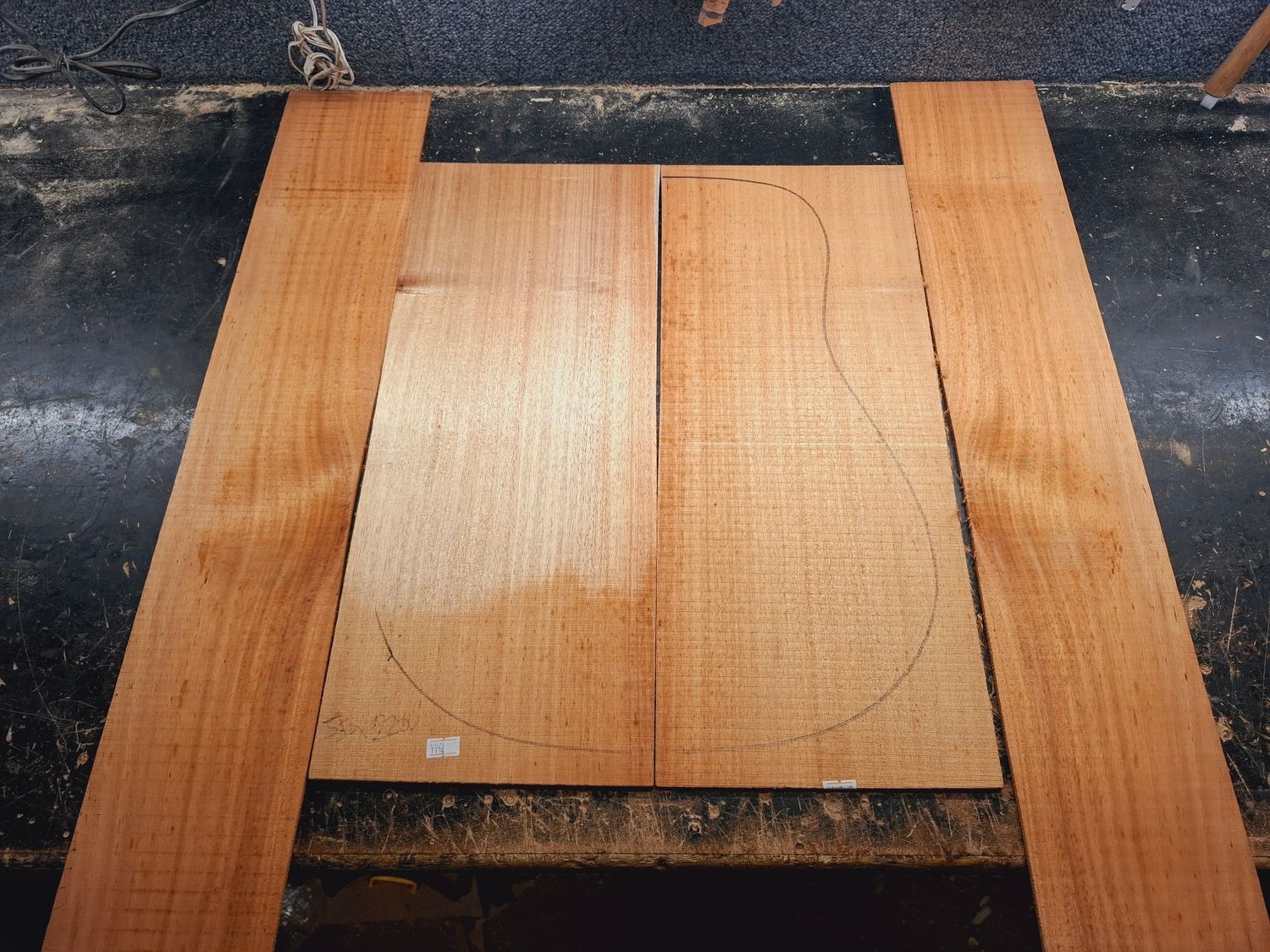 Australian Blackwood Back and Sides 1134