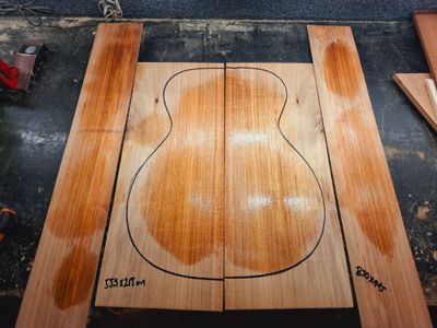 Australian Blackwood Back and Sides Set 1137