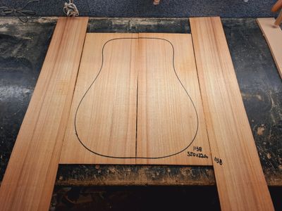 Australian Blackwood Back and Sides Set 1138