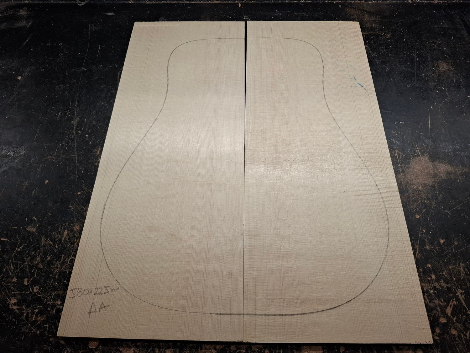 European Spruce Soundboard AA 1155