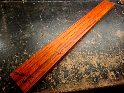 African Padauk Large Neck Blank 1167
