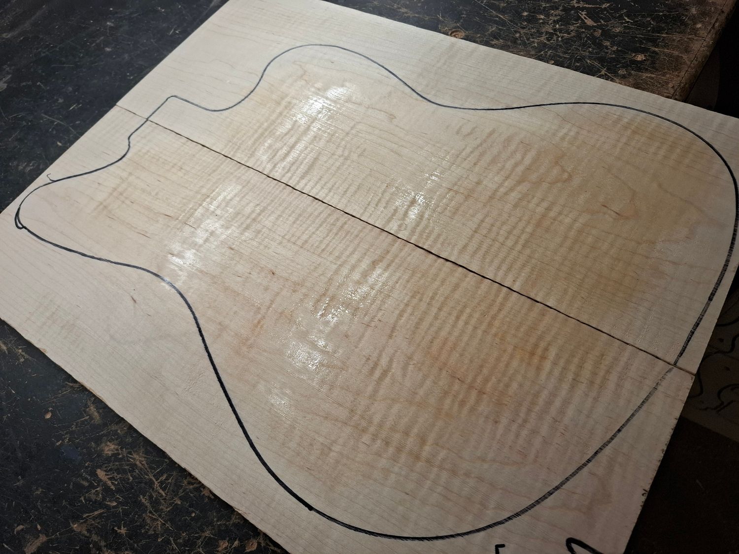 Curly Maple Drop Top 1171
