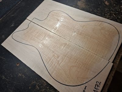 Curly Maple Drop Top 1172