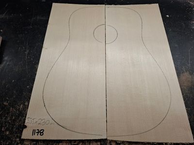European Spruce Soundboard 1178