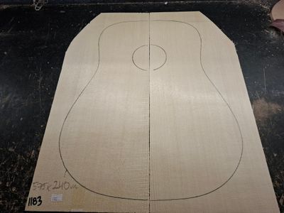 European Jumbo Spruce Soundboard 1183