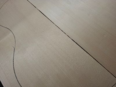 European Jumbo Spruce A Soundboard 1184