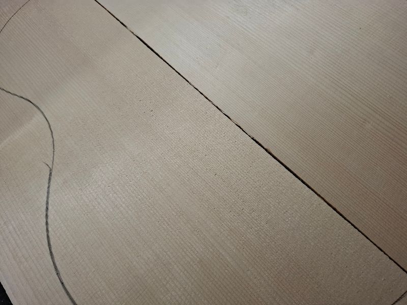 European Jumbo Spruce A Soundboard 1184