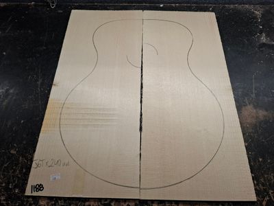 European Jumbo Spruce A Soundboard 1188