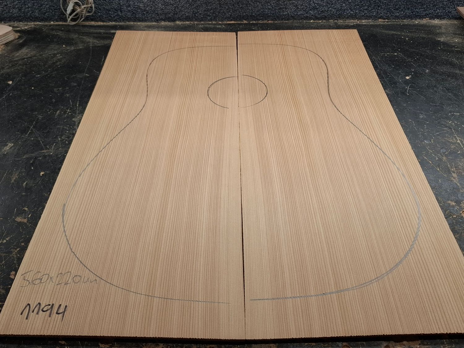 Canadian Cedar Soundboard 1194