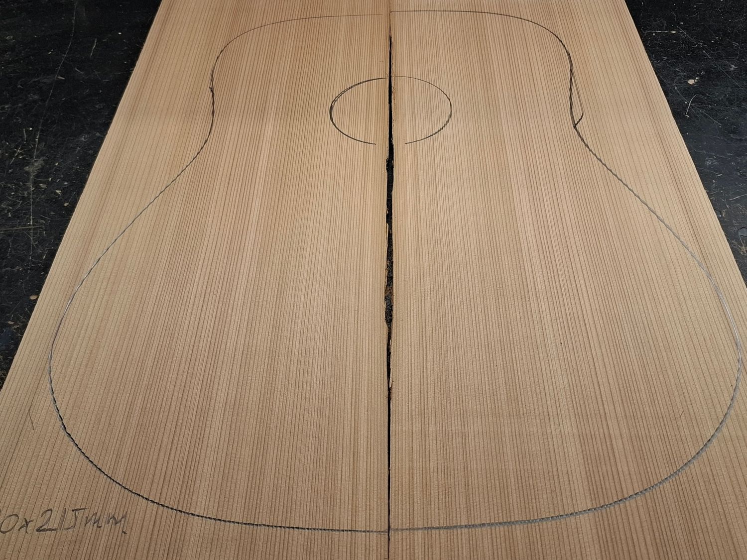 Canadian Cedar Soundboard 1199