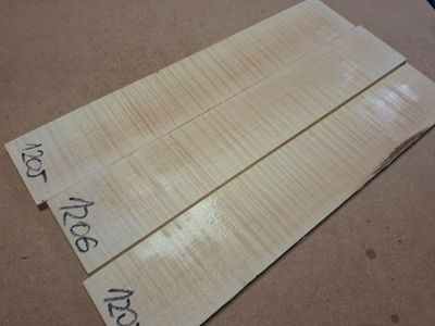 AAA Curly Maple Mandolin Ukulele Fingerboard 1206