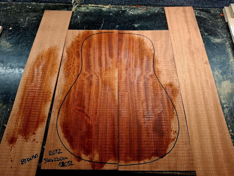 Bubinga Back and Sides Set 12052