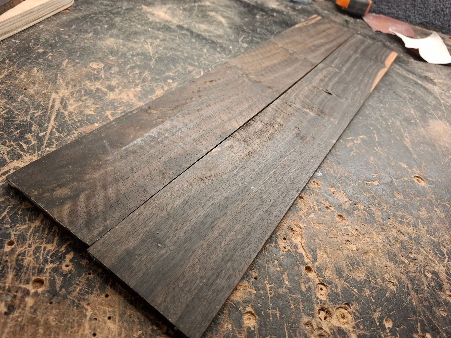 X2 African Ebony Fingerboards With Defects 12073