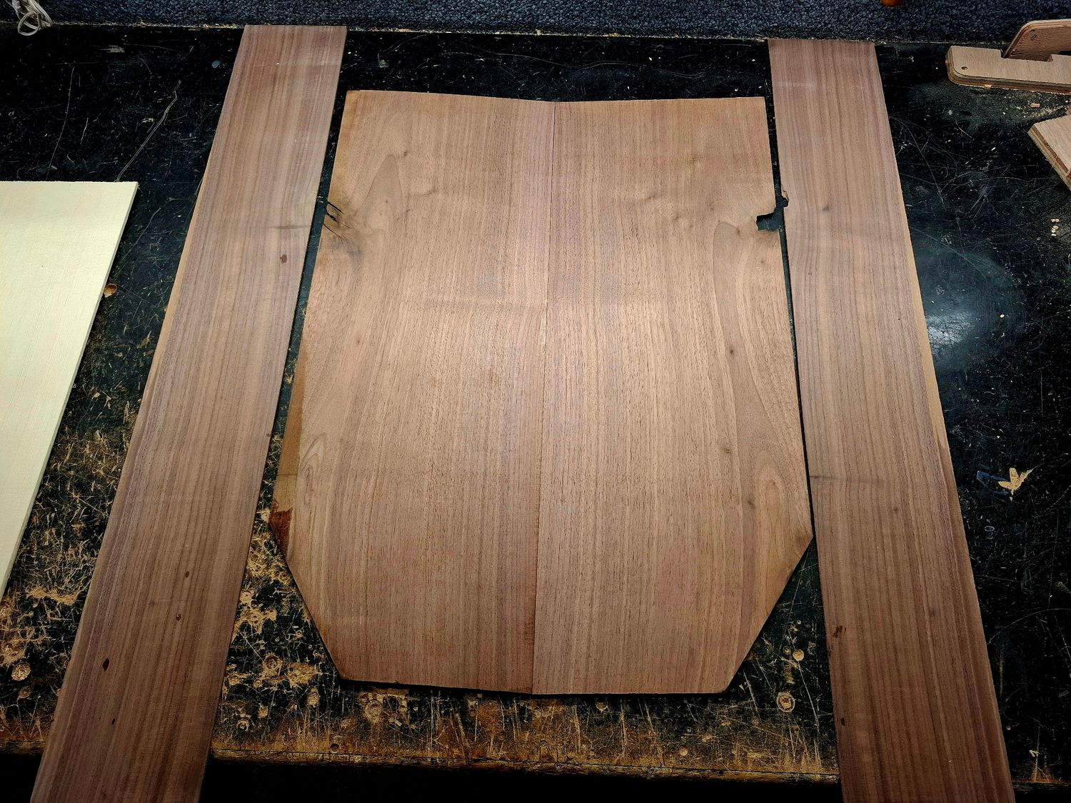 Walnut B/S and Spruce Soundbaord Ready To Use 12081