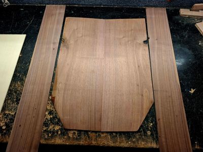 Walnut B/S and Spruce Soundbaord Ready To Use 12081